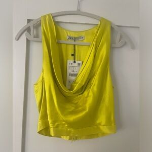 NWT Zara cowneck top